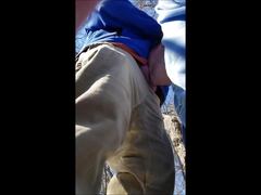 Fat dad cruising blowjob