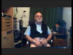 Portuguese grandpa wanking