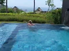 Nude swimming in bali
