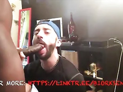 BIORKSEN: Twink sucking bbc and receiv a huge black dick in this slutty butt (part1)