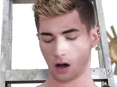 Skinny College Twink Boy Stalks Big Dick Brazilian Daddy